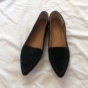J Crew Black Loafers